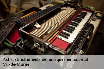 Achat d'instruments de musiques en tout état Val-de-Marne 