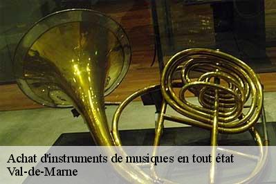 Achat d'instruments de musiques en tout état Val-de-Marne 