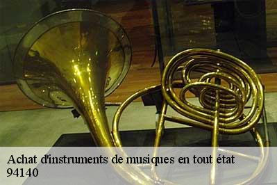 Achat d'instruments de musiques en tout état  94140